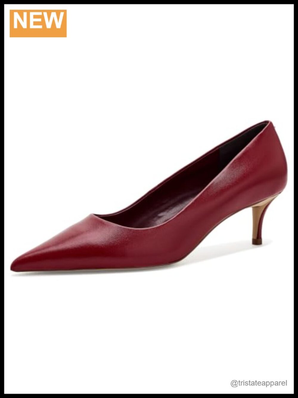 Sam Edelman Summer Pointed Toe Pump Leather Slip-On Heel